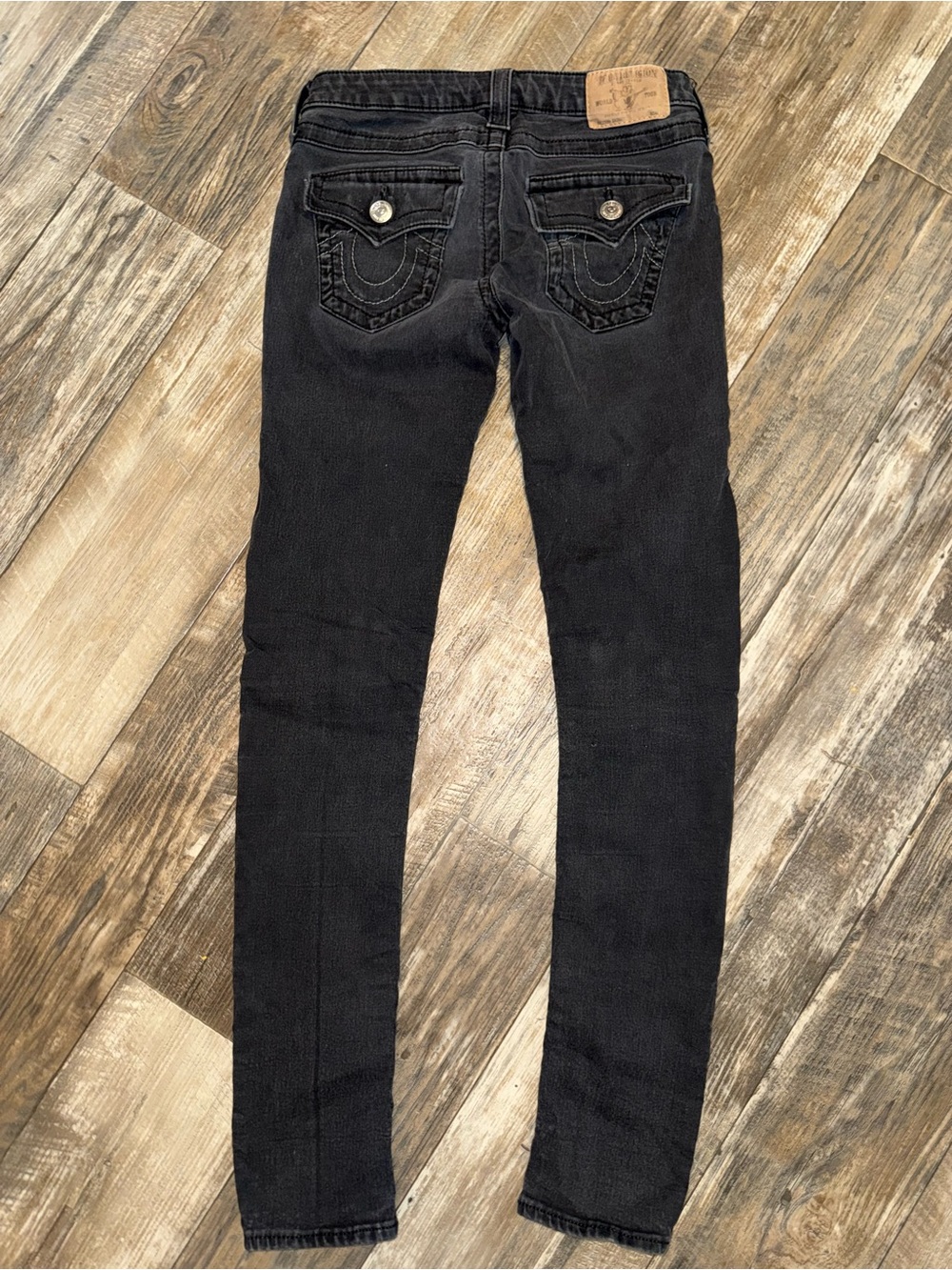 True Religion Black Skinny Women's Jeans Size 27 - Picture 3 of 6